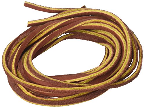 3.5 mm Cordón de Cuero Plana Leather Cord Cintas de Cuero,Marrón