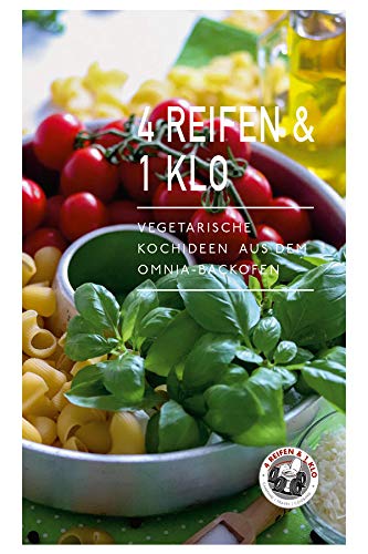 4Reifen1Klo Juego de 4 moldes de Silicona de Omnia 1 Klo con Forma de 2 Piezas y Libro de Recetas vegetarianas (Idioma español no garantizado).