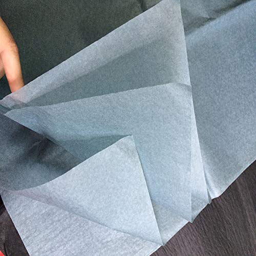 50 unidades de papel de seda gris de 50 x 75 cm para bolsas de regalo, hojas de papel de regalo a granel para manualidades de papel, bodas, suministros de arte