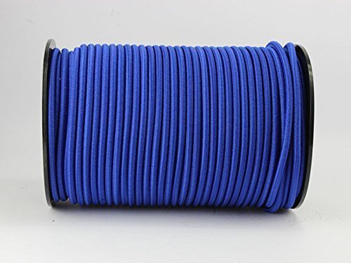 8 MM Cord Blue 20 M Tensioning Rope / Tarpaulin Rope Bungee elast. by monoflex