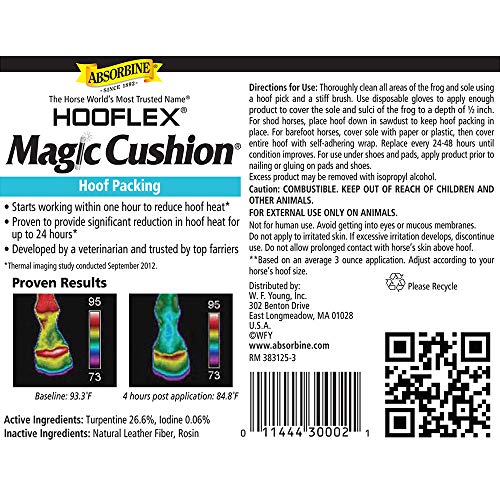 Absorbine Hooflex Magic Cushion Hoof Packing 4 lbs by Absorbine