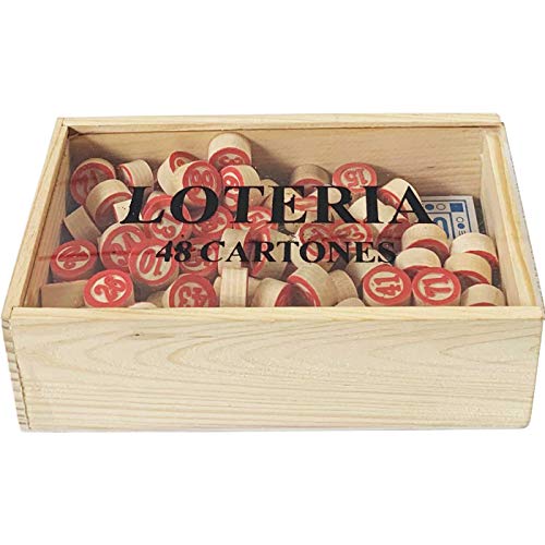 Acan Caja de Loteria con números 48 cartones