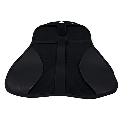 Acavallo Cojín para sillín Jump Gel Ortho Coccyx, color: negro, talla L