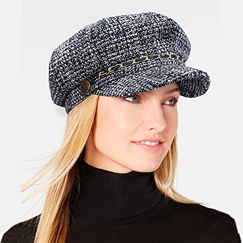 accsa Gorro de mujer de mezcla de lana octagonal visera moda sombrero Peaked Basco otoño invierno clásico para rayas artísticas sombrero estilo francés