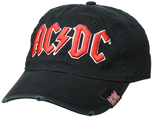 AC/DC Hombre Gorra De Béisbol, Color Negro, Talla única
