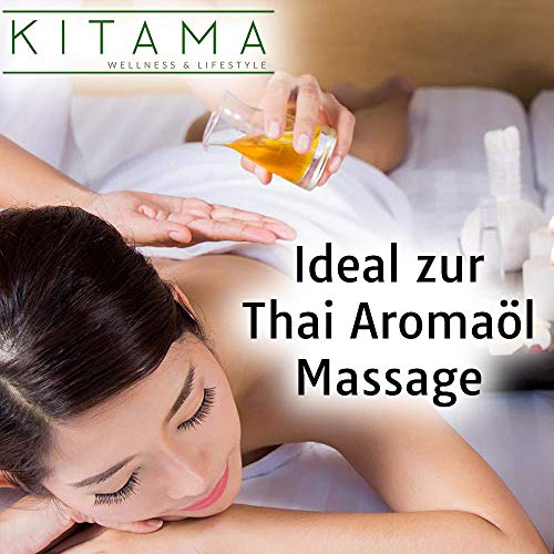 Aceite MyThaiMassage para masaje con aroma de limoncillo 5 litros (5000 ml) – Aceite aromático para Thai Massage Wellness Spa