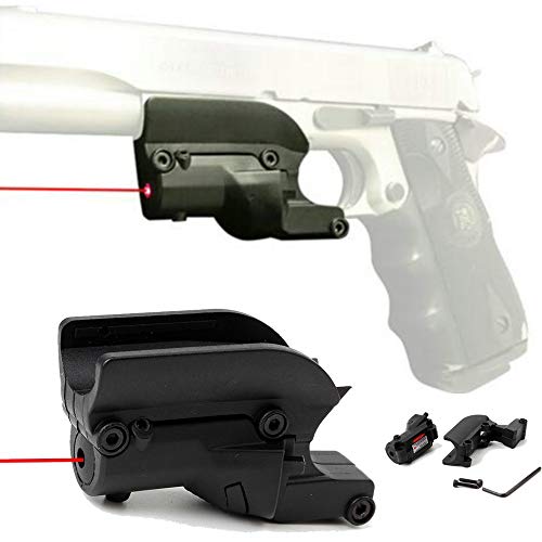 ACEXIER Caza táctica 5mw Punto Rojo láser Pistola de visión para Las Armas Alcance Mini Compacto para 1911 Pistola M9 M92 96 Beretta Modelo 20mm Picatinny