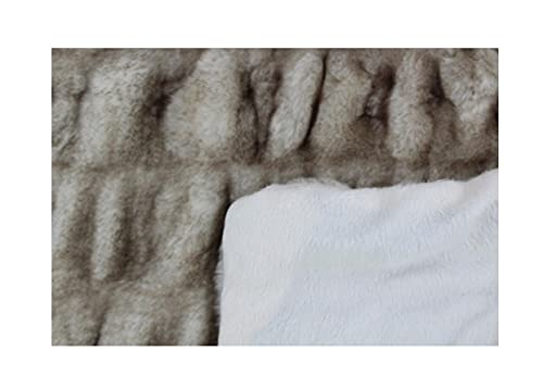 Acomoda Textil - Manta Piel Sintética Mink 130x160 cm. Manta Maicrofibra Ciervo, Extra Suave y Cálida. Manta para Sofá, Sillón y Viaje.