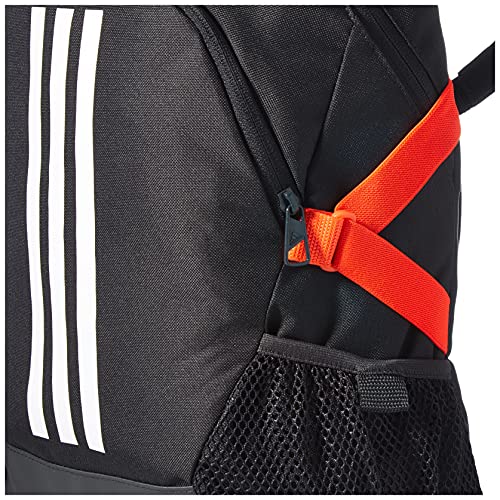 adidas BP Power V S Sports Backpack, Unisex-Child, Carbon/White/Vista Grey/App Solar Red, Talla única