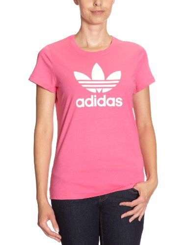 adidas - Camiseta para Mujer, tamaño 38 UK, Color Bloom/Running Blanco