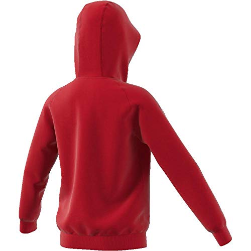 Adidas Core18 Hoody Sudadera con Capucha, Unisex Niños, Rojo (Power Red/White), 9-10 años (Talla del Fabricante: 140)