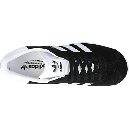 adidas Gazelle, Zapatillas de Deporte Unisex Adulto, Negro Black, 45 1/3 EU
