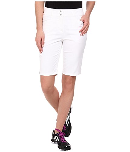 adidas Golf Mujer Essentials pantalón Corto para Bermuda - TW6138S5, Gris Perlado