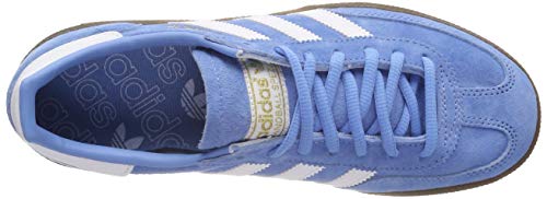 adidas Handball Spezial, Sneaker Hombre, Light Blue/Footwear White/Gum, 38 EU