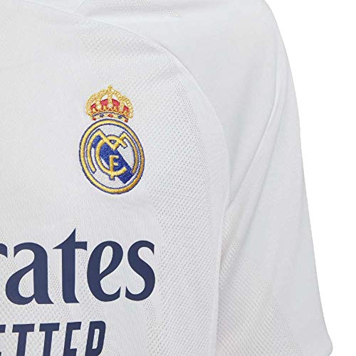 Adidas Real Madrid Temporada 2020/21 Equipación Completa Oficial, Niño, Blanco, 9/10 años
