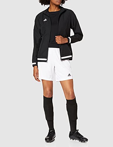 adidas T19 WOV JKT W Chaqueta de Deporte, Mujer, Black/White, XL