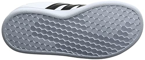 adidas Unisex Bebé Grand Court Sneaker, Cloud White/Core Black/Cloud White, 25 EU