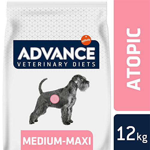 ADVANCE Veterinary Diets Atopic Care Medium/Maxi - Pienso Para Perros Adultos Con Problemas Atópicos De Razas Medianas y Grandes Con Trucha - 12 kg