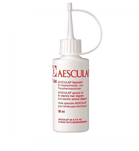 Aesculap Aceite para esquiladora GT604, 90 ml, aceite especial para esquiladoras y cuchillas
