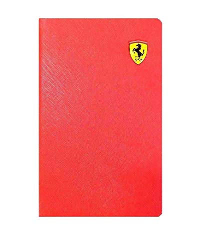 Agenda diaria Day Ferrari 2021 roja 12 meses 13 x 21 cm Escuderia caballo con marcapáginas