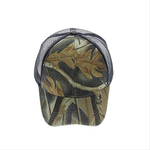 AHJSN Sombrero de sombrilla Exterior para Hombre Camuflaje Transpirable Gorra de béisbol Gorra de béisbol Ajustable Selva