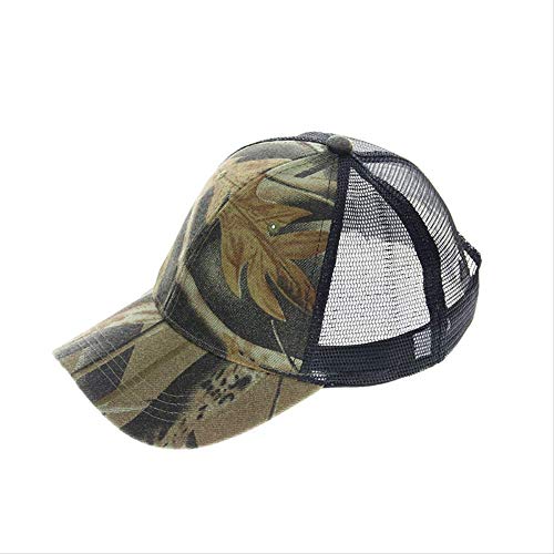 AHJSN Sombrero de sombrilla Exterior para Hombre Camuflaje Transpirable Gorra de béisbol Gorra de béisbol Ajustable Selva