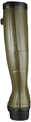 Aigle Benyl Mollet Large, Botas de Agua Mujer, Verde (Kaki), 43 EU