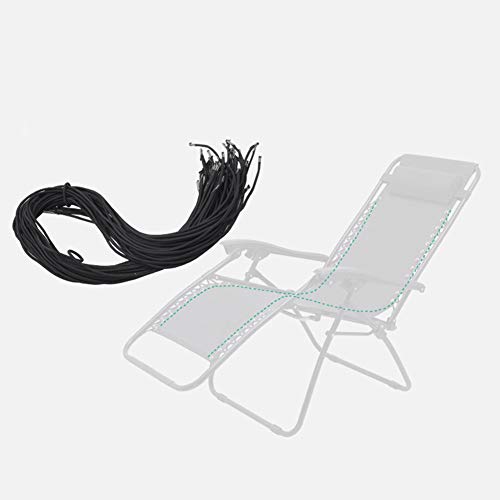AIJIANG Cable de repuesto para silla de gravedad cero universal reclinable cordones elásticos/accesorios de silla Kit de herramientas de reparación para silla de salón silla elástica