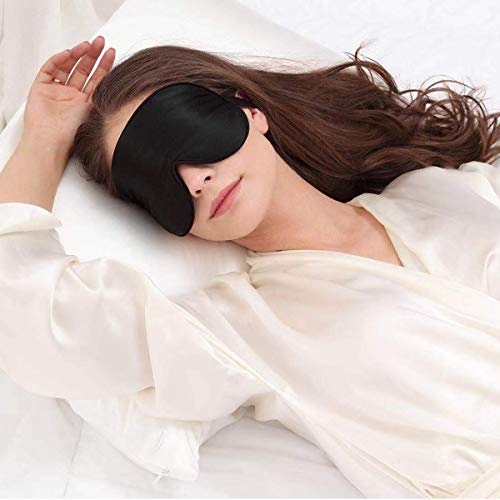 ALASKA BEAR – dormir máscara y venda, extra suave y seda máscara de ojo