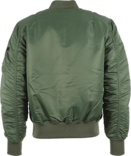 ALPHA INDUSTRIES Flight Jacket|MA-1 VF 59 Chaqueta, Verde (Sage Green 01), L para Hombre