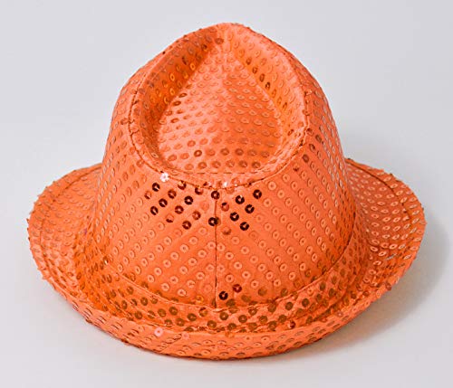 Alsino - Sombrero de lentejuelas brillantes, ideal para discoteca y fiesta