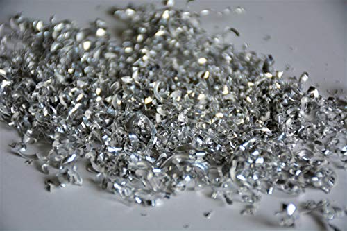 Aluminio puro de virutas pequeñas para decoración o fundición, material para artistas, orgón, maquinaria de aluminio para artistas y decoración