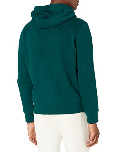 Amazon Essentials Big & Tall Full-Zip Hooded Fleece Sweatshirt Sudadera con Capucha, Verde Bosque, M