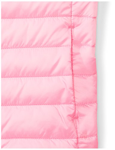 Amazon Essentials Girls' Lightweight Water-Resistant Packable Puffer Vest Camiseta sin Mangas, Rosa (Neon Flamingo Pink), Medium