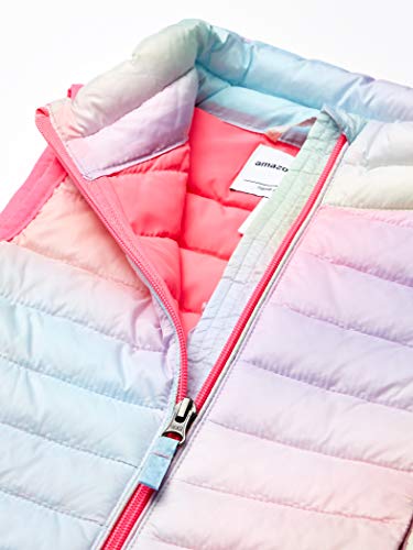 Amazon Essentials Hooded Puffer Jacket Down-Outerwear-Vests, Rosa Degradado, Medium