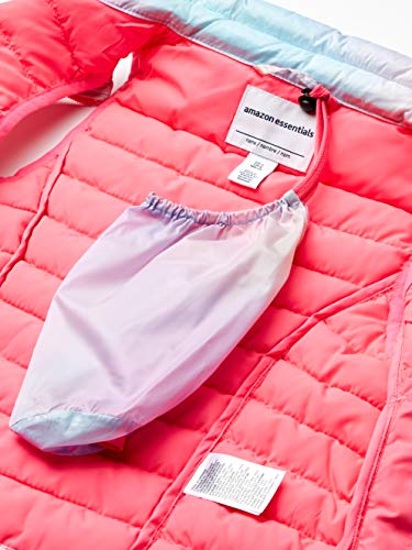 Amazon Essentials Hooded Puffer Jacket down-outerwear-vests, Rosa Degradado, S