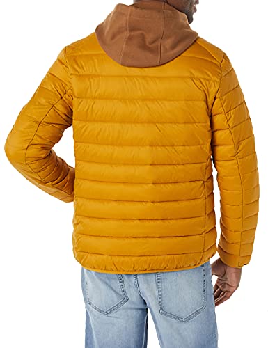 Amazon Essentials Lightweight Water-Resistant Packable Puffer Jacket Chaqueta, Caramelo, XS