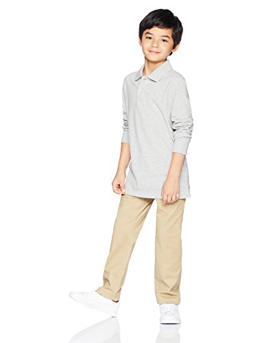 Amazon Essentials Straight Leg Flat Front Uniform Chino Pant pants, Caqui, 10