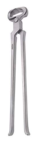 Amesbichler Reitsport AMKA - Alicates para herradura de 15 pulgadas (acero inoxidable, 39 cm de longitud total)