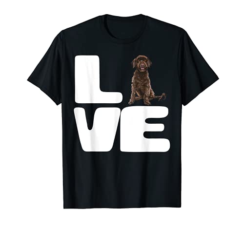 Amo A Mi Perro Cão De Água Português Camiseta