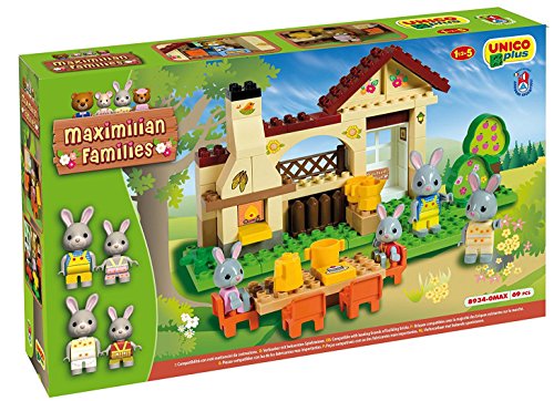 Androni Unico Plus 8934 Maximilian Families - Barbacoa para construir (70 piezas) , Modelos/colores Surtidos, 1 Unidad