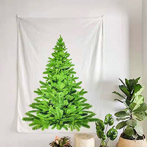 Año nuevo árbol de Navidad tapiz de montaje en pared cartel bohemio decoración del hogar manta tela colgante A12 180x200cm