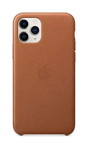 Apple Funda Leather Case (para el iPhone 11 Pro) - Marrón Caramelo - 5.85 Pulgadas