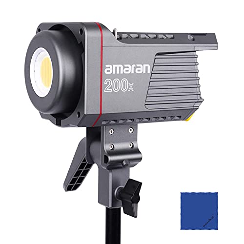 Aputure Amaran 200x LED Video Lightweight Compact 200W 2700-6500k Dos colores Regulable CRI95 + TLCI96 + 51600Lux @ 1m App controlado 9 efectos de iluminación