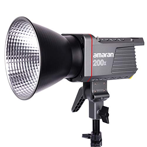 Aputure Amaran 200x LED Video Lightweight Compact 200W 2700-6500k Dos colores Regulable CRI95 + TLCI96 + 51600Lux @ 1m App controlado 9 efectos de iluminación