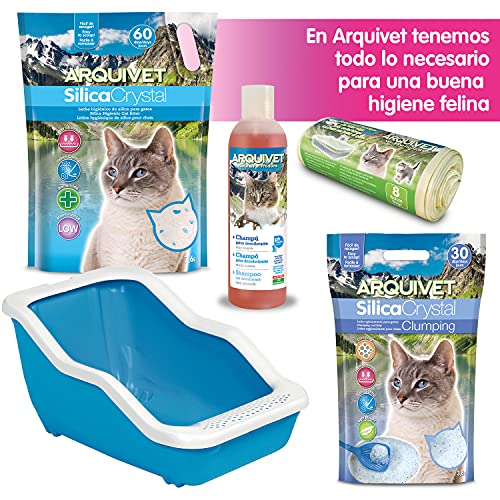 Arquivet Paleta para areneros de Gatos Vega - Recogedor cómodo para arenero de Gato - Pala heces Gato - Pala para Limpiar lechos higiénicos de Gatos - 27 x 10 cm
