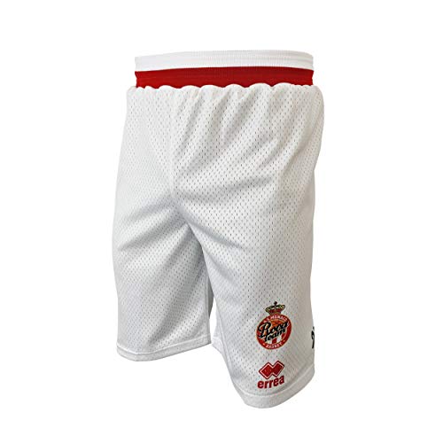 AS Monaco Basket Pantalones Cortos Oficiales para el hogar 2019-2020, Unisex Adulto, Short_Dom_Monaco, Blanco, Extra-Large