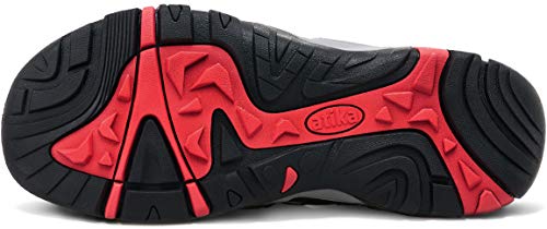 ATIKA Sandalias de senderismo para hombre con sistema de dedos cerrados, ligeras sandalias deportivas adecuadas para caminar, trailing, senderismo, zapatos de agua en verano, color Negro, talla 41 EU