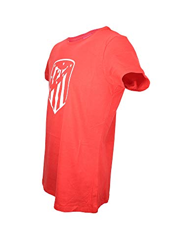 Atletico de Madrid Camiseta Mujer Rojo Escudo Blanco