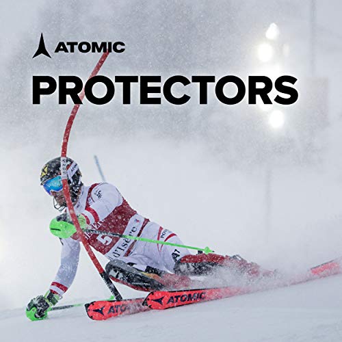 ATOMIC Live Shield Vest JR Chaleco Protector de esquí con Estructura, para niños, Rojo, S